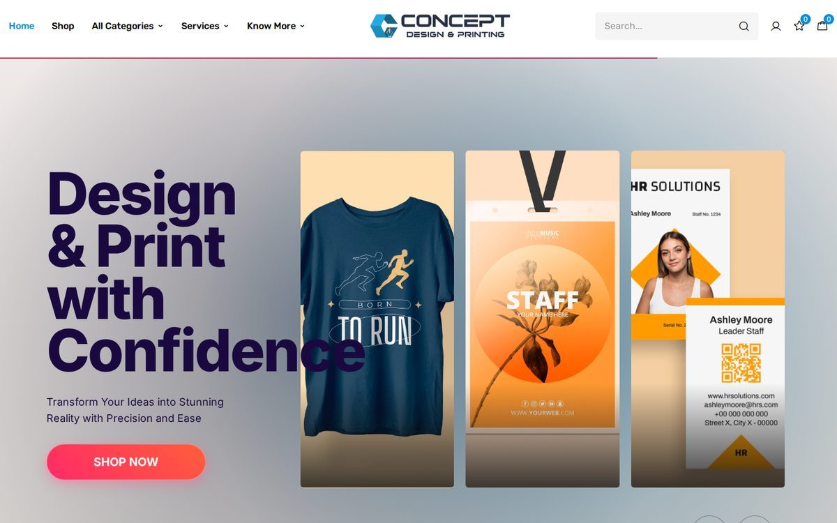 Concept Design & Printing